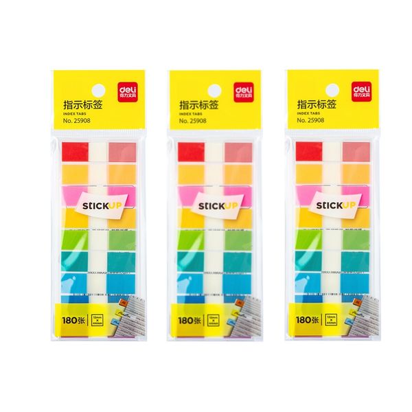 Deli Index Tab 27x20pcs 12x44mm