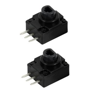 1 Set 2Pcs Black Repair Lt/Rt Button Keypad For Xbox 360 Controller