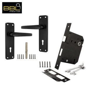 BBL 2 Lever Aluminium Handles Mortice Lockset