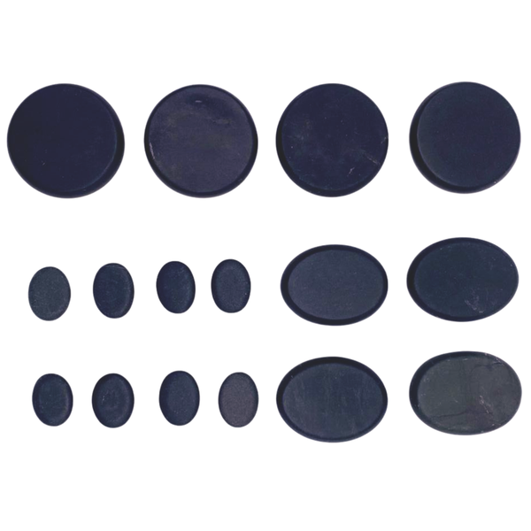Bestby - 16-piece Massage Therapy Hot Stone Set Natural Spa TherapyStones