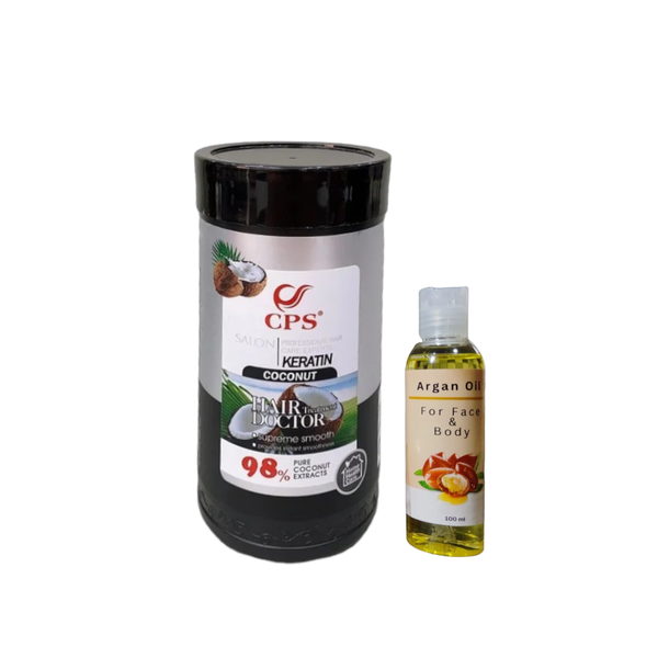 Keratin Hair Treatment Mask (coconut) with Argan oil