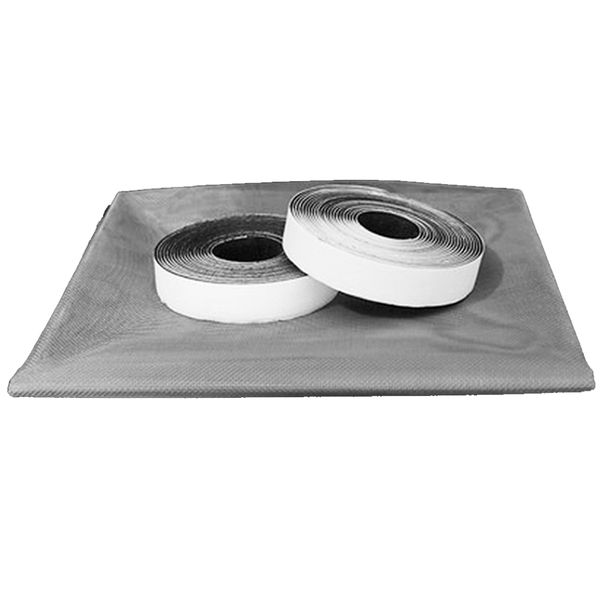 Home Anti Fly Mosquito Net Self Adhesive Mesh Window Screen Set of 4 1.5x2m