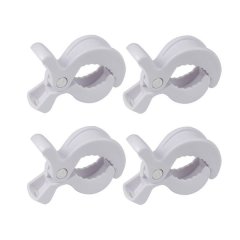 4 PCS Baby Stroller Plastic Clips Windproof Clothes Pegs Pram Accessory