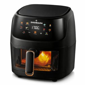 DIGIMARK 8L Digital Air Fryer 2400W - LED Touch Screen | Visible Window