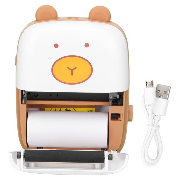 Cute Bear Mini Wireless Photo Printer Portable