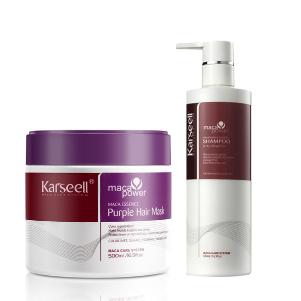 Karseell Maca Essence Purple Mask &amp; Karseell Maca Shampoo