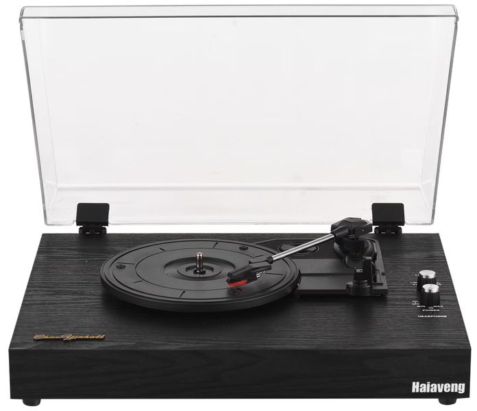 Retro Gramophone Turntable with Bluetooth - 3-Speed (33/45/78RPM)