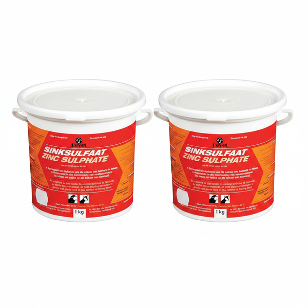 Revet Zinc Sulphate 1 kg - Essential Micronutrient for Crops - 2 Pack
