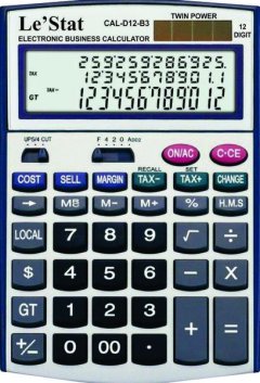 Le'Stat D12-B3 12-Digit Business Calculator