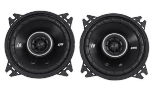 Kicker 4" 100mm Coaxial Speakers with 1.5" 13mm Tweeters 4-Ohm