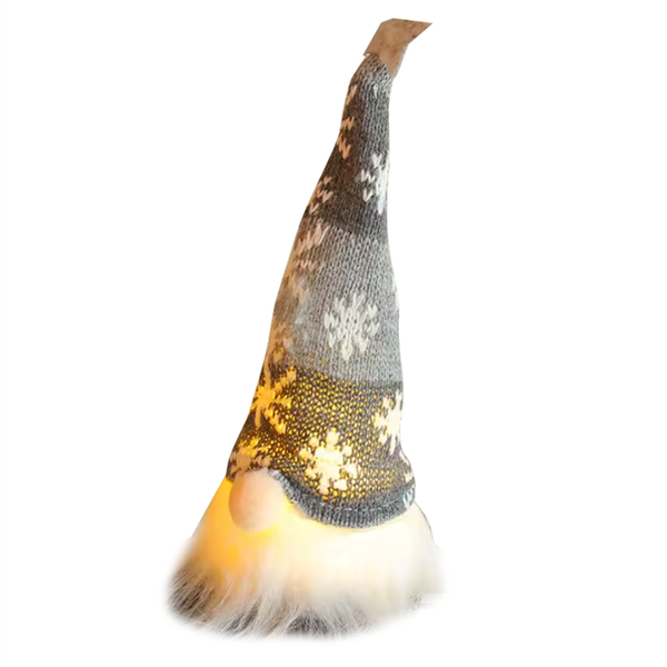 Gnome Christmas Doll with Lights Rudolph Doll Luminous Dwarf Ornaments for