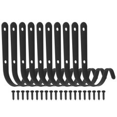 10 Pcs Iron Wall Hooks Outdoor Decorative For Hanging Plant Hooks