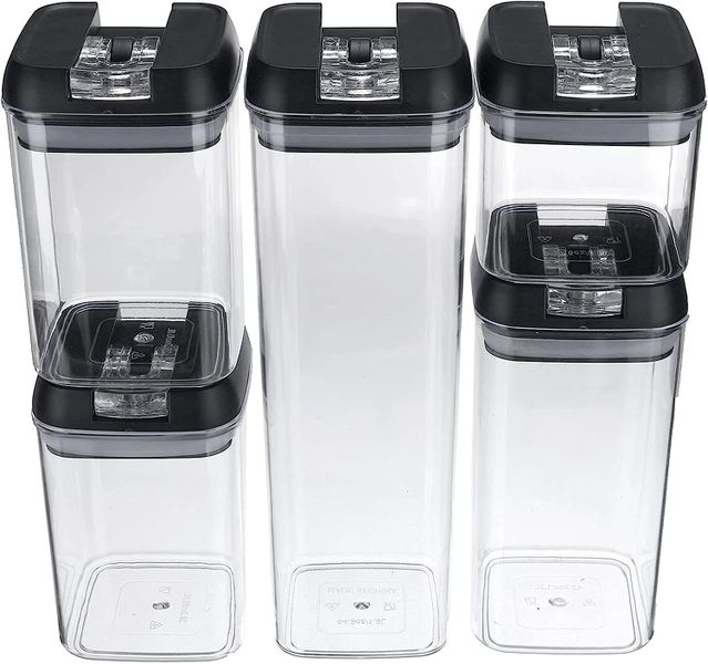 Airtight Kitchen Storage Food Cereal Pantry Storage Containers 5 Pieces Set