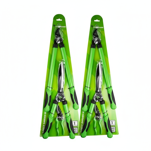 Kaufmann 3-in-1 Garden Pruner, Lopper &amp; Hedge Shear Tool - 2 Pack