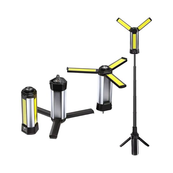 Super Bright 2000LM Work Light-P50-Magnetic Base-Folding Hook-Power Bank-GC