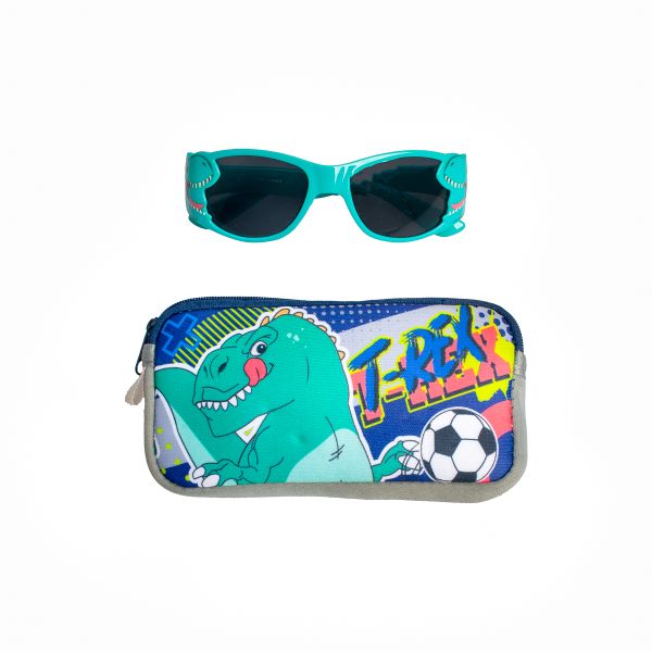 Kids Sunglasses &amp; Neoprene Case - Shark