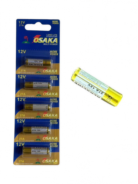 OSAKA 27A 12V Alkaline Batteries - Multi-Pack High-Performance Power Cells