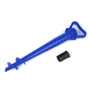 Umbrella Stand/Anchor for Beach and Garden - Strong Cork Screw Spike Anchor