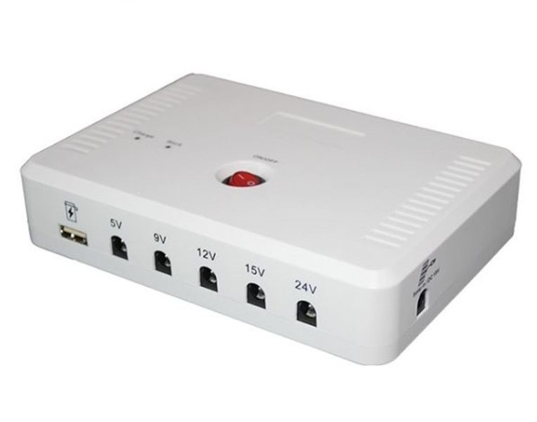 Battery Backup UPS MINI Wifi Router Charger DC 24, 15, 12, 9, 5V