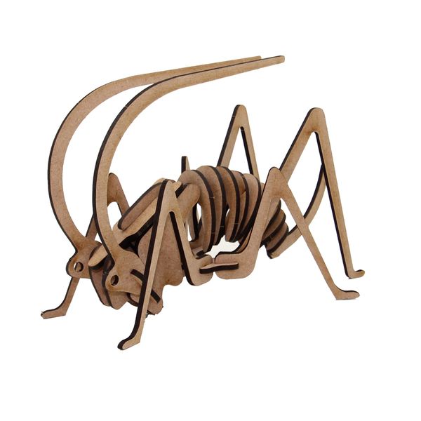 Wow We - 3D Wooden Model Insects Locust (Large)