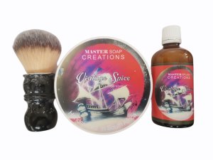 Shaving soap &amp; aftershave splash &amp; shaving brush Vintage Spice