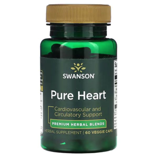 Swanson Pure Heart - 60 Veggie Caps