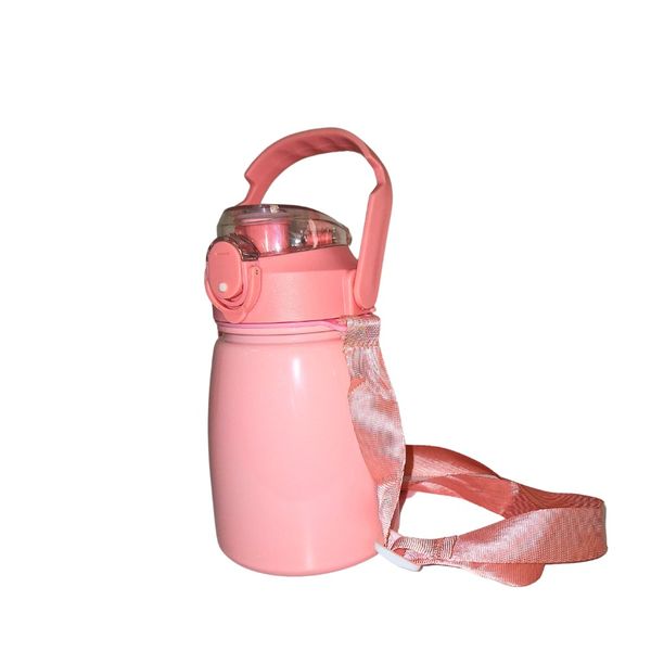 AT Stainless Steel Diy Sticker Water Bottle With Handle