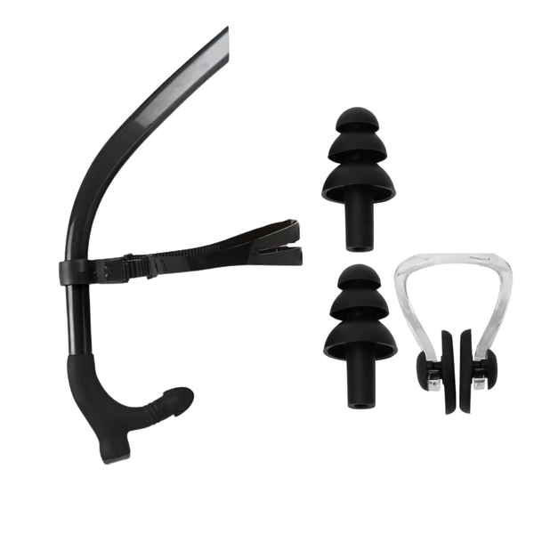 ARFAST - Swimming Snorkel Diving Tube with Earplugs and Nose Clip