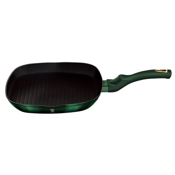 Berlinger Haus 28cm Titanium Coating Grill Pan - Emerald Edition