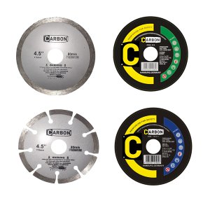 Multi-Purpose Cutting Discs 115mm (4 Pack) - Steel, Concrete, Stone &amp; Tile