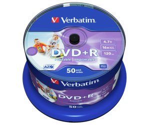 Verbatim Dvd+r Printable 16x 50sp