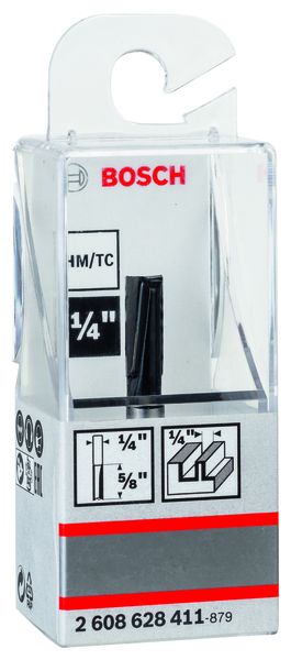 Straight bit, 1/4", D1 6.35 mm, L 16 mm, G 48 mm 1/4", D1 6,35 mm, L 16 mm, G 48 mm