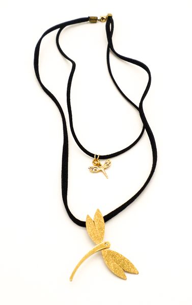 Fabulae Women's Dragonfly Necklace, Dee