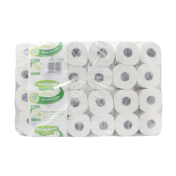 Twinsaver (SABS Approved) 2 Ply Toilet Paper - 48 Rolls