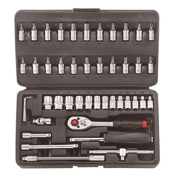 Force 1/4" Socket set 46 Piece