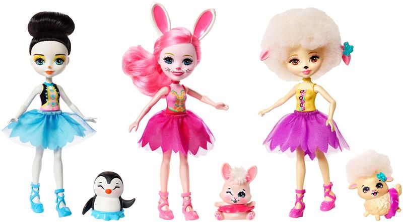 Enchantimals Ballet Cuties Doll 3-Pack