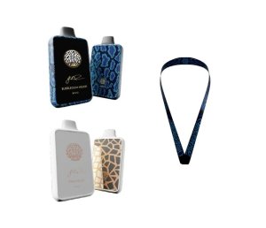 Jack Parow Tjoef - Bubblegum &amp; Pink Melkie 50mg 10000 Puffs + Lanyard
