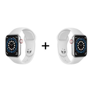 White &amp; White - Duos Series 7 Fitness Tracker Smart Watch