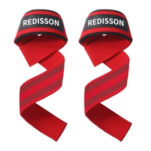 2Pcs Sport Fitness Wrist Lifting Straps with Extra Hand Grips Support