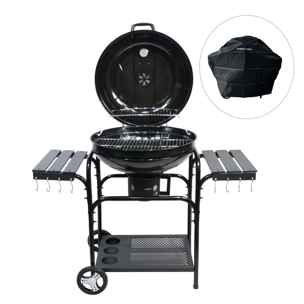 BraaiBoss - 57cm Premium Charcoal Kettle Braai with Protective Cover