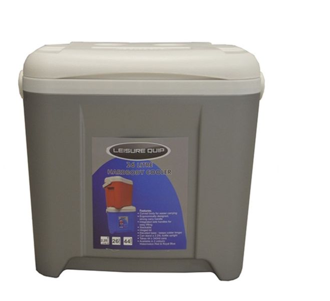 Leisure Quip - 26L Hardbody Cooler Box - Silver