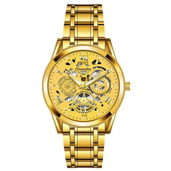 Mens Watches Waterproof Stainless Steel Adjustable Bracelet Watch Quartz