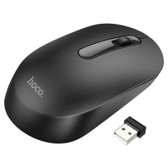 Hoco Wireless Mouse GM14 Platinum and 1 Hoco Electronic Cleaning Wipe