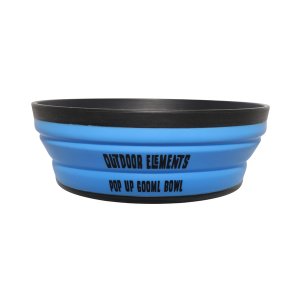 Outdoor Elements Collapsible Bowl - Blue