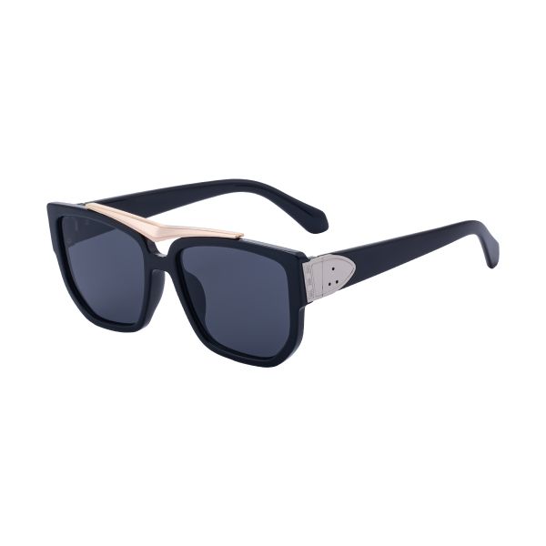 Trendy Square Sunglasses for Men Women - UV Block, Anti-Glare &amp; Comfort Fit
