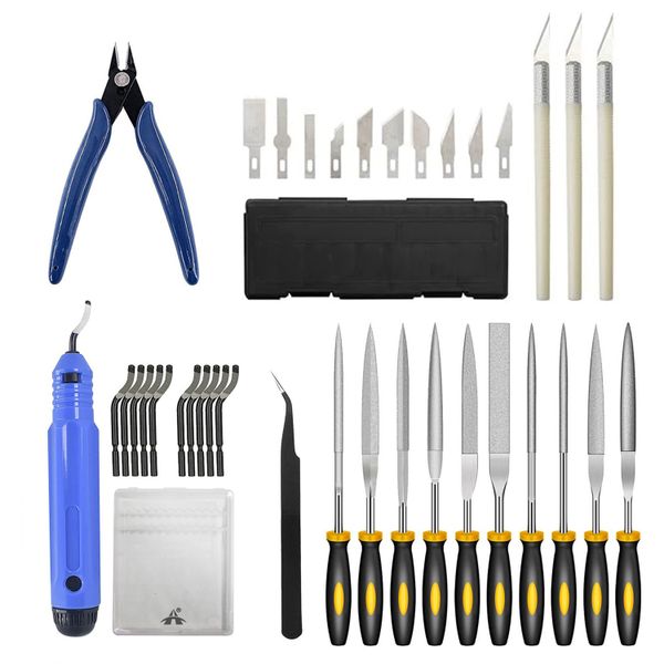 ALANES 35 In 1 Model Building Tool Kit With Hobby Knife Files And Engraver