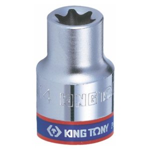 King Tony - Socket - Standard - Female Torx - 1/4 Inch x E7 - 8 Pack