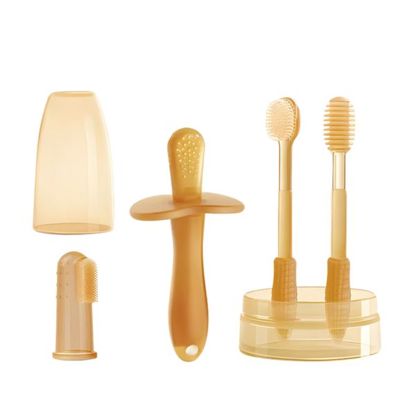 4 Pieces Baby Toddler Newborn Toothbrush Tooth Scrubber