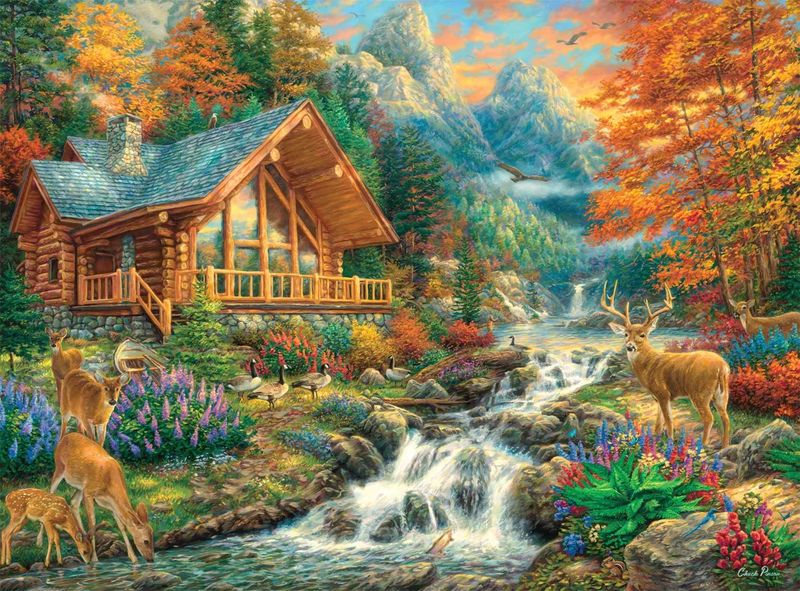 5D Diamond Painting, Alpine Serenity DIY Diamond Painting Set