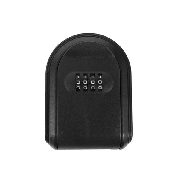 Plastic Key Box With Numeric Code For Home Storage- Black